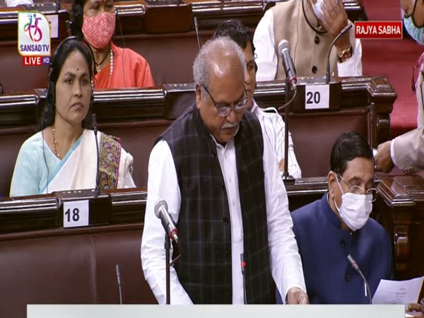 Union Agriculture Minister Narendra Singh Tomar at Rajya Sabha