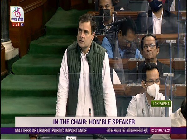 Congress MP Rahul Gandhi (Photo courtesy: Sansad TV)