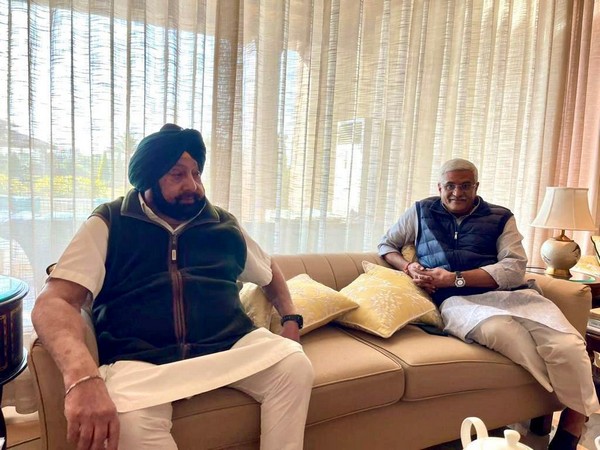 Capt. Amarinder Singh met BJP Punjab incharge Gajendra Singh Shekhawat in Mohali 