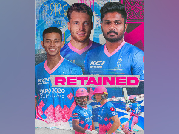 Rajasthan Royals retained players (Photo/ Rajasthan Royals Twitter)