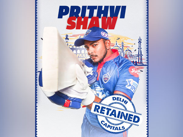 Delhi Capitals opening batter Prithvi Shaw (Photo/ Delhi Capitals Twitter)