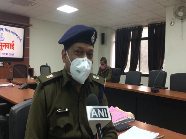 Jai Raj Kuber, Assistant Superintendent of Police (Rural) talks to ANI (Photo/ANI)  