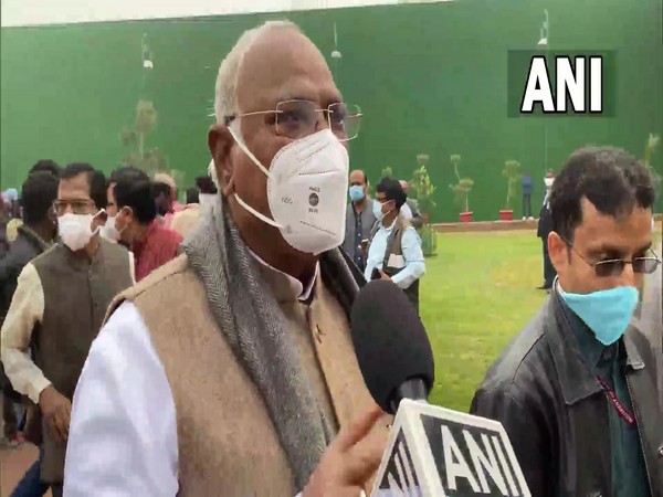 Leader of Opposition in Rajya Sabha Mallikarjun Kharge (Photo/ANI)