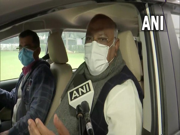 Leader of Opposition in Rajya Sabha Mallikarjun Kharge (Photo/ANI)