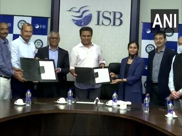  Indian School of Business (ISB) & Telangana's State Board of Technical Education & Training (SBTET) signed an MoU (Photo/ANI)