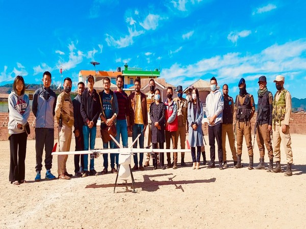 Longest i-Drone flight delivers medical supplies to Nagaland's Tuensang (Photo/ANI)