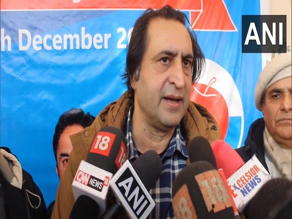JKPC leader Sajad Lone (Photo/ANI)