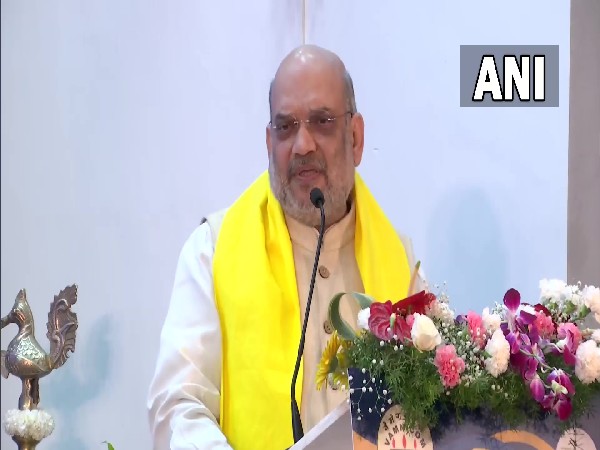 Union Home Minister Amit Shah in Pune on Sunday. (Photo/ANI)