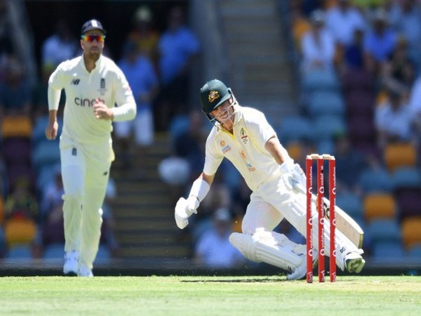 David Warner in action against England (Photo/ ICC Twitter)