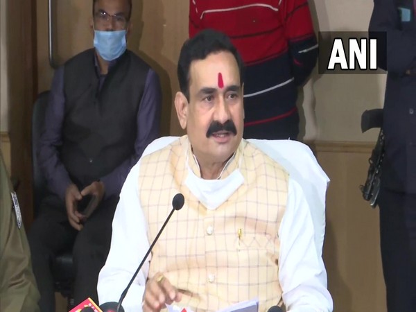 Madhya Pradesh Home Minister Narottam Mishra. (Photo/ANI)
