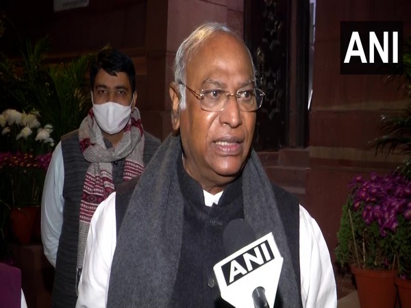 Rajya Sabha Leader of Opposition Mallikarjun Kharge. (Photo/ANI)