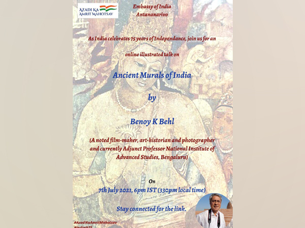 Indian Embassy in Antananarivo organized an online illustrative talk on 