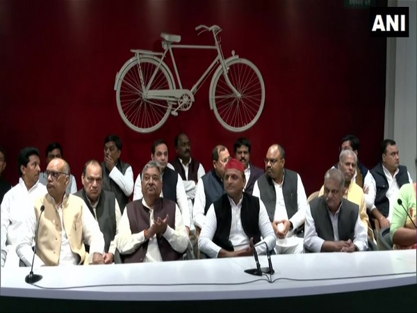 SP Chief Akhilesh Yadav in an the event in Lucknow, Uttar Pradesh.