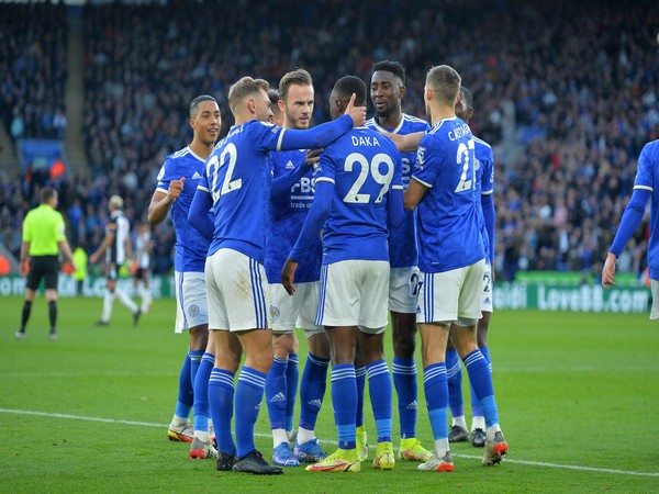  Leicester FC players (Photo: Twitter/Premier League)