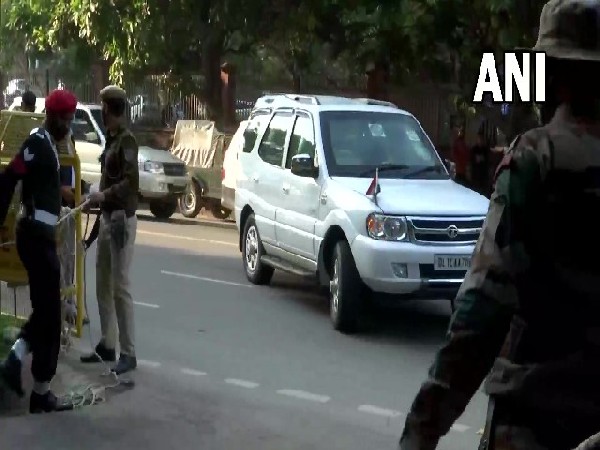 Rajnath Singh visits CDS Bipin Rawat's residence (Photo/ANI)