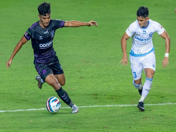 Odisha FC in action against Jamshedpur FC (Image: Odisha FC's twitter)