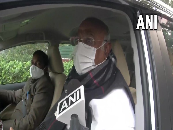 Leader of Opposition in Rajya Sabha, Mallikarjun Kharge (Photo/ANI)