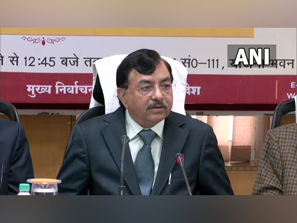 Chief Election Commissioner Sushil Chandra addressing a press conference on upcoming Uttar Pradesh Assembly elections (Photo/ANI)
