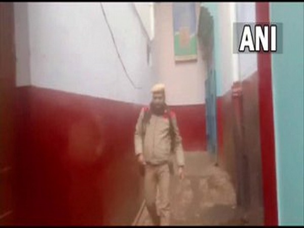 IT raids underway at Pampi Jain's residence in Kannauj (Photo/ANI)