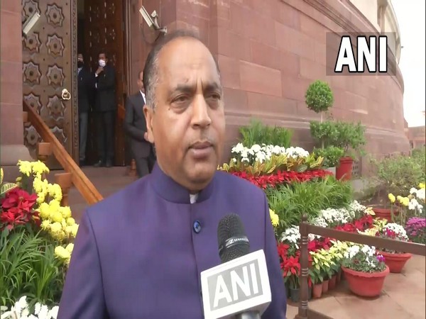 Himachal Pradesh Chief Minister Jairam Thakur speaking to ANI. (Photo/ANI)