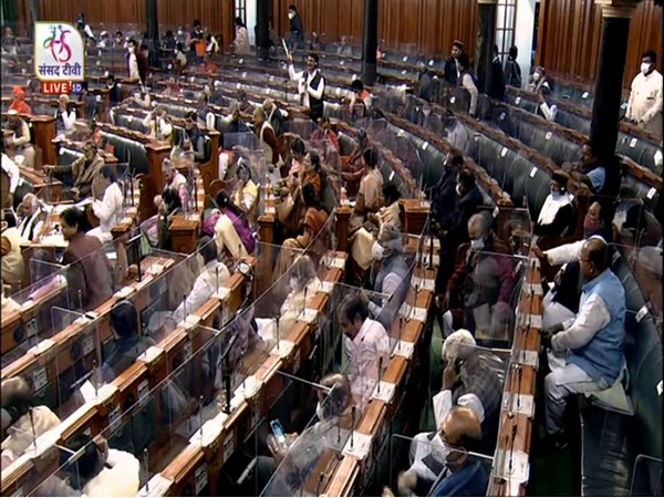 Visual from Lok Sabha
