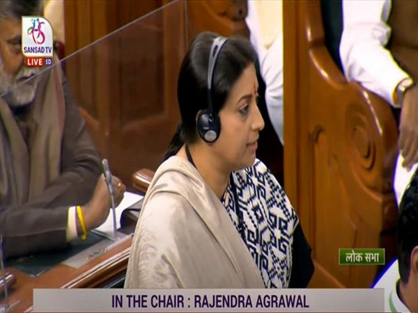 Union Cabinet Minister for Women and Child Development Smriti Irani (Photo/ANI)
