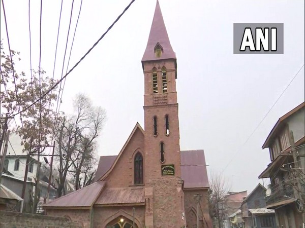 Heritage Saint Luke's Church in Dalgate, Srinagar.. (Photo/ANI)
