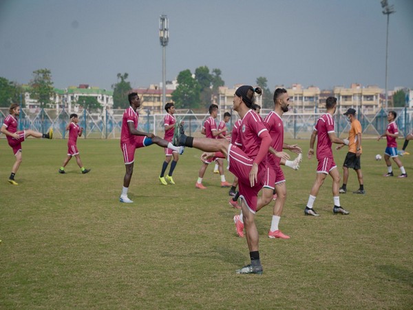 NEROCA FC players in training (Photo: Neroca FC's Twitter)