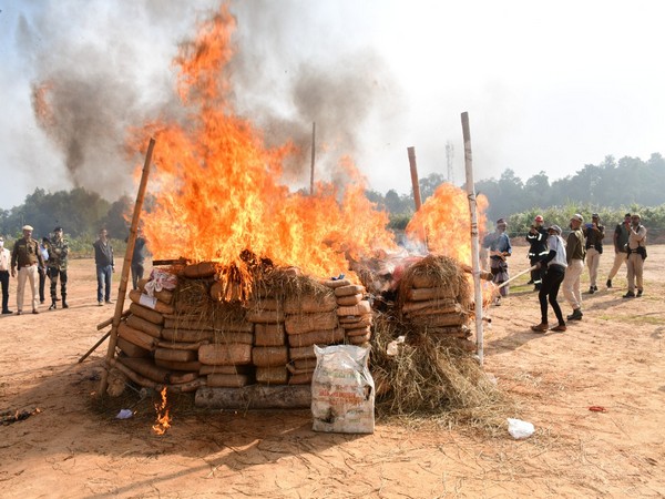 Drugs worth Rs 40 cr destroyed by Assam Police 