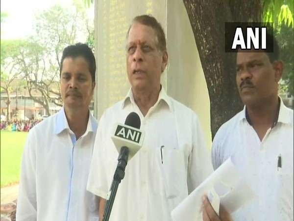 Former Goa MLA Lavoo Mamledar after resigning from TMC (Photo/ANI)