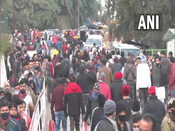 Vaishno Devi yatra resumes after stampede incident (Photo/ANI) 