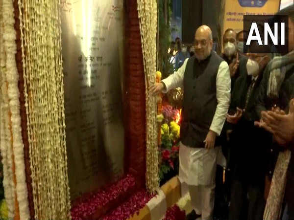 Home Minister Amit Shah inaugrates Bharat Darshan Park in New Delhi (Photo/ANI)  