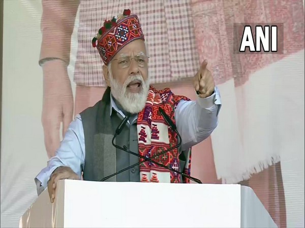 PM Modi in Mandi (Photo/ANI)