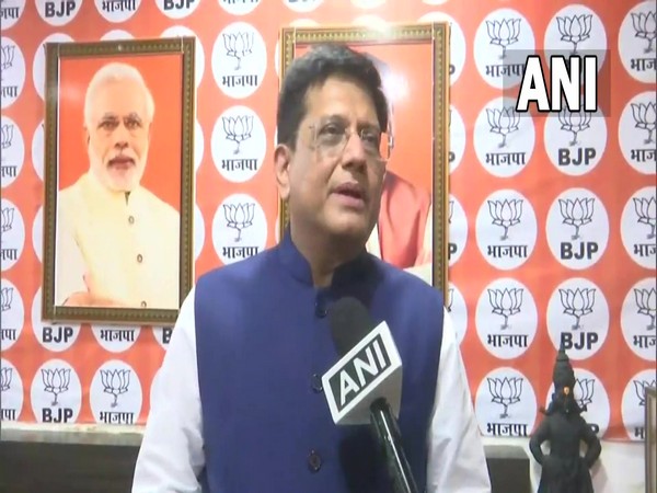 Union Minister Piyush Goyal speaking to ANI in Panaji, Goa. (Photo/ANI)