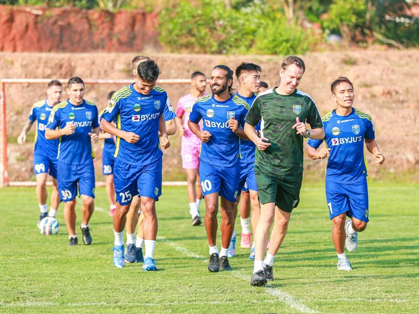 Kerala Blasters players in training (Photo: Twitter/Kerala Blasters)