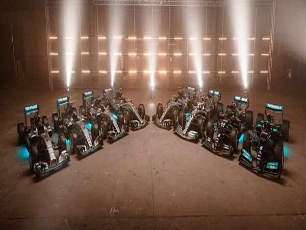 Mercedes cars' (Photo: Twitter/Mercedes-AMG PETRONAS F1 Team)