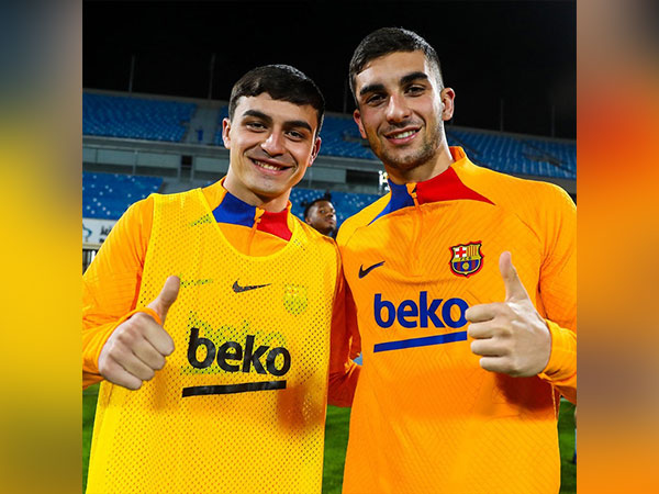 Ansu Fati and Ferran Torres (Photo: Twitter/FC Barcelona)