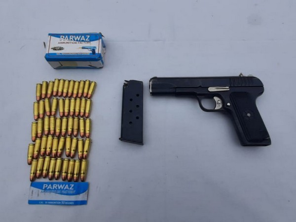 Pistol, rounds seized by BSF in Punjab