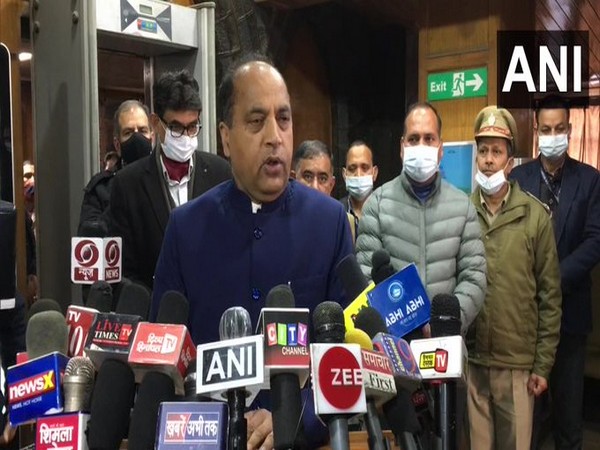 Himachal Pradesh Chief Minister Jai Ram Thakur. (Photo/ANI)