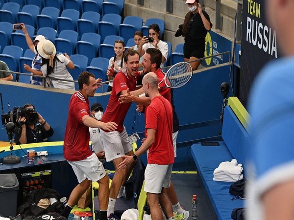 Team Russia (Photo: Twitter/Daniil Medvedev)