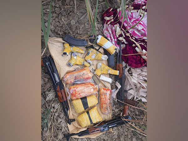Recovered arms, ammunition, and heroin