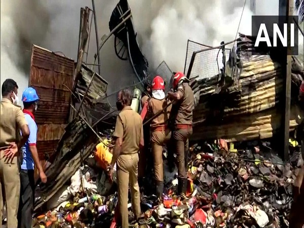 A visual from the fire incident. (Photo/ANI)