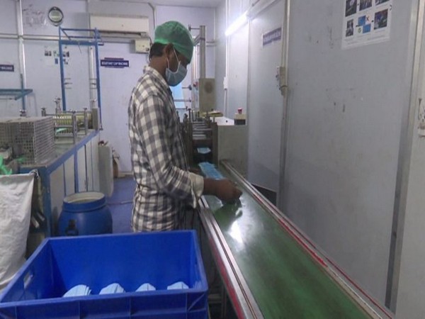 Madurai manufacturers are working extra hours to export N95 masks to China. Photo/ANI