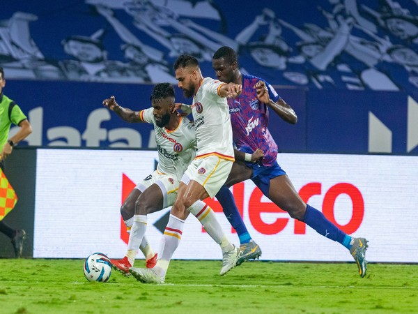 Team SC East Bengal in action against Bengaluru FC (Photo/SC East Bengal-Twitter)