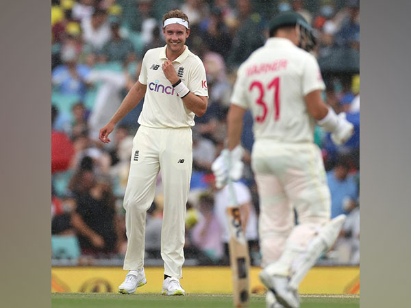 Stuart Broad in action against Australia (Photo/ ICC Twitter)