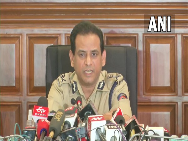 Mumbai Police Commissioner Hemant Nagrale talks to media in Mumbai (Photo/ANI)