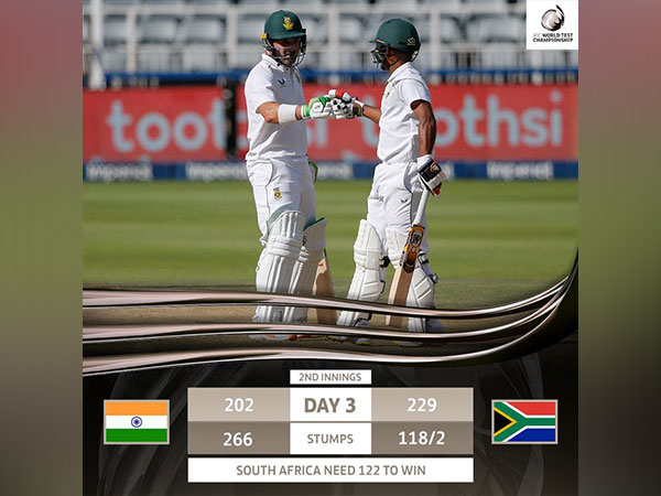 South Africa in action against India (Photo/ ICC Twitter)