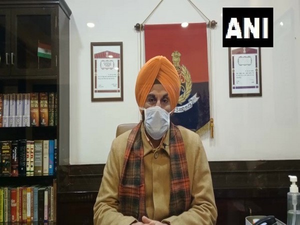 Gurpreet Singh Bhullar, Police Commissioner, Ludhiana (Photo/ANI)