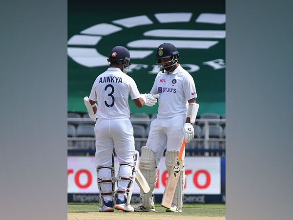 Ajinkya Rahane and Cheteshwar Pujara in action (Image: BCCI)