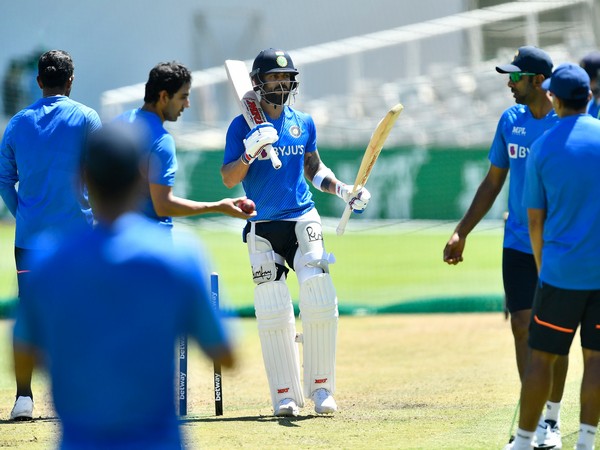 India Test skipper Virat Kohli in training (Photo/ BCCI Twitter)